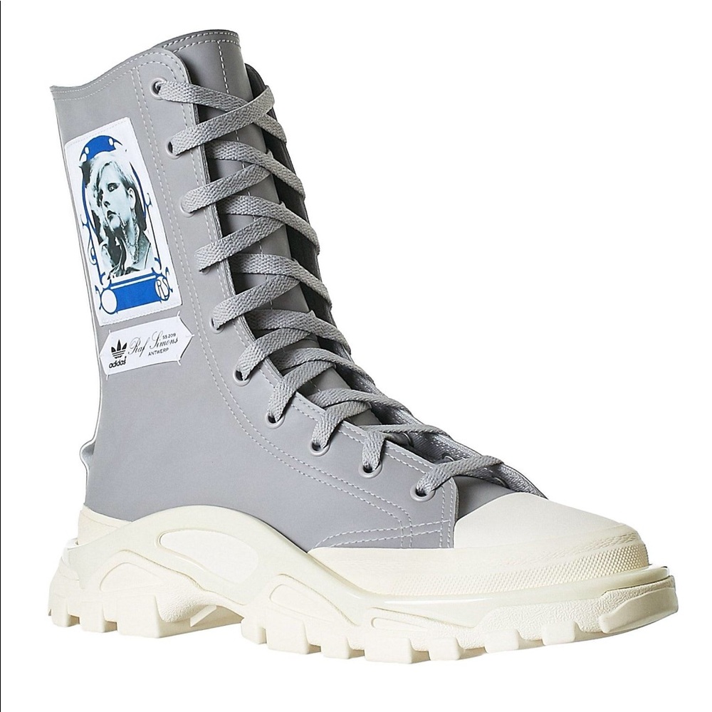 Adidas by Raf Simons Detroit High Leather Boot